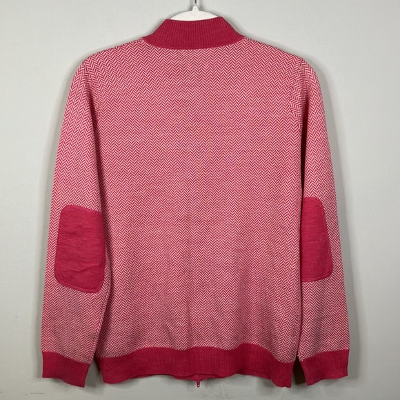 Peter Millar merino wool zip up cardigan - Picture 2 of 7